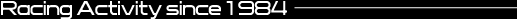 Racing Activity since 1971